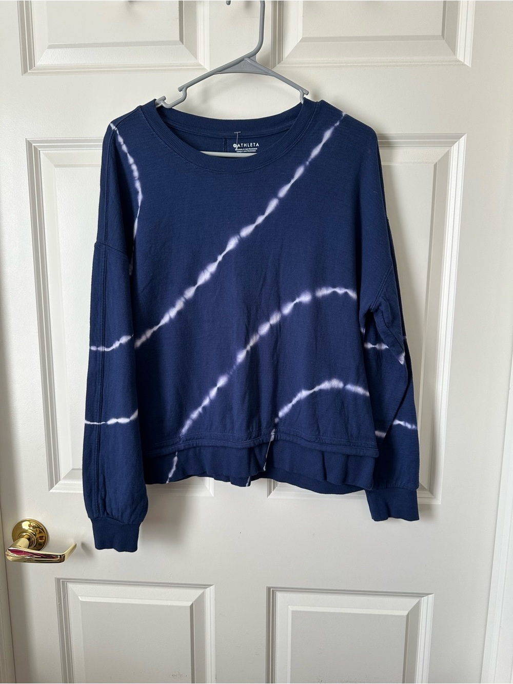 Athleta Women's Blue Sundown Oversized Sweatshirt II Eclipse Blue Size S